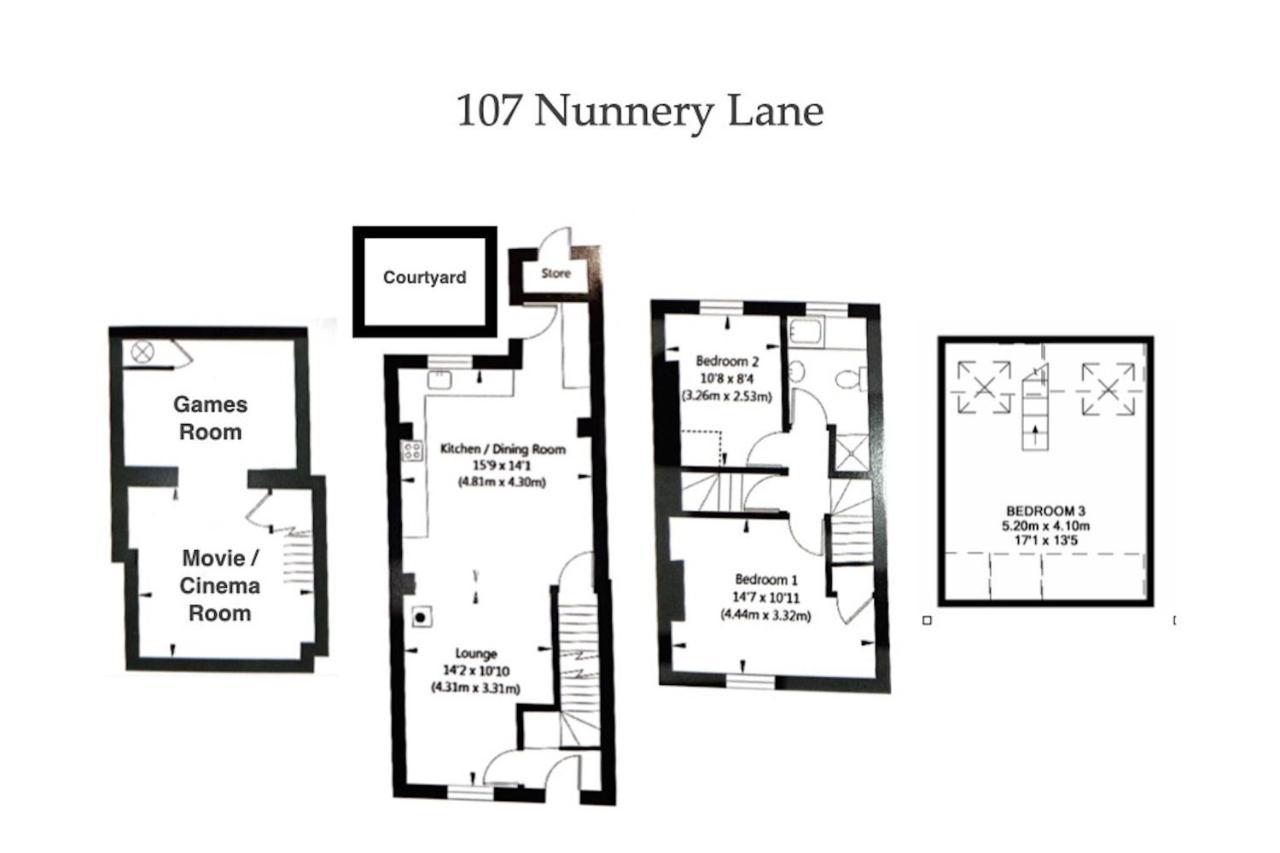 Spencer House & 107 & 109 Nunnery Lane Villa York Exterior photo